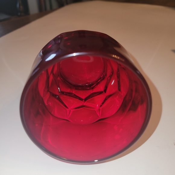 RUBY RED GEORGIAN GLASS - Picture 2 of 3